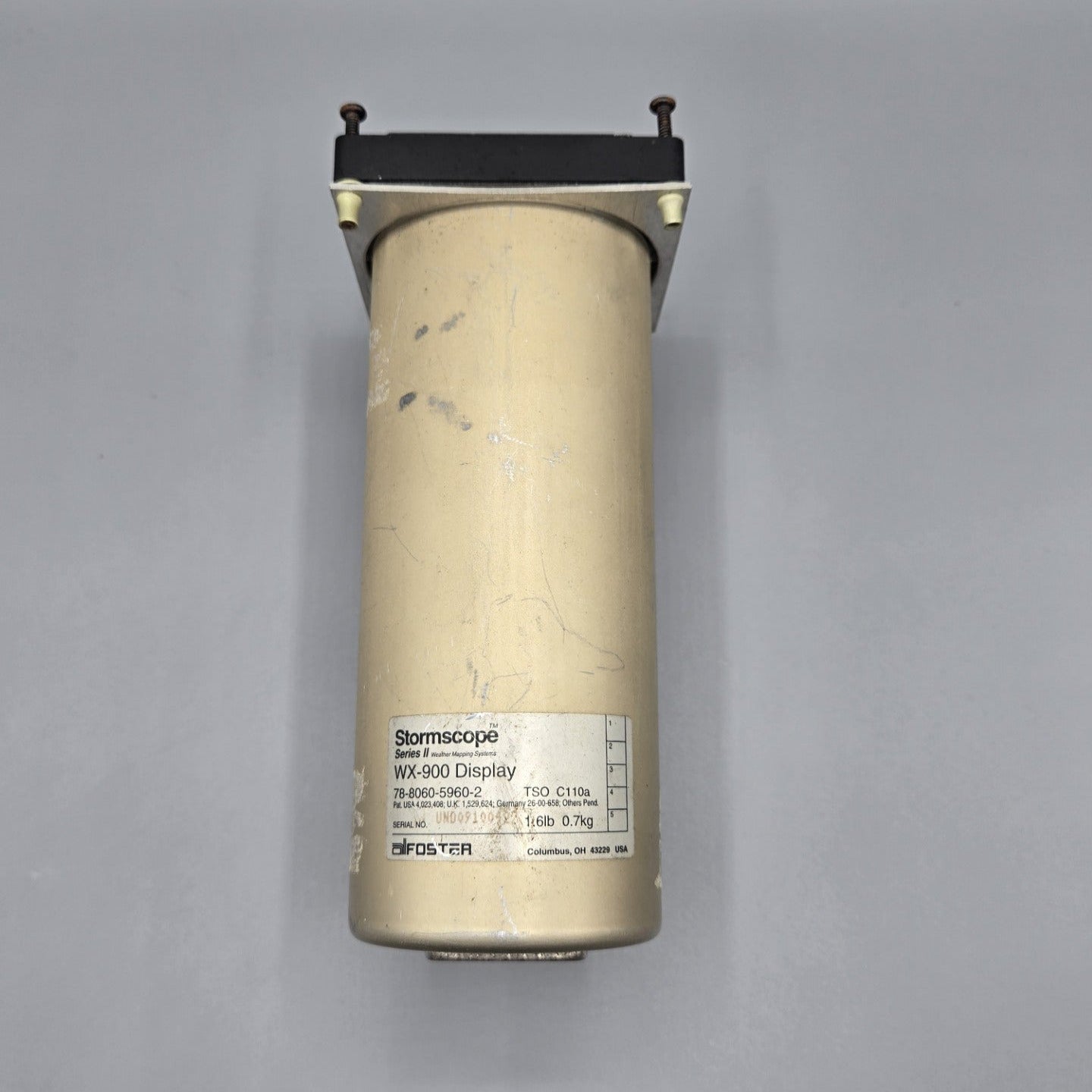 WX-900 Display - PN: 78-8060-5960-2
