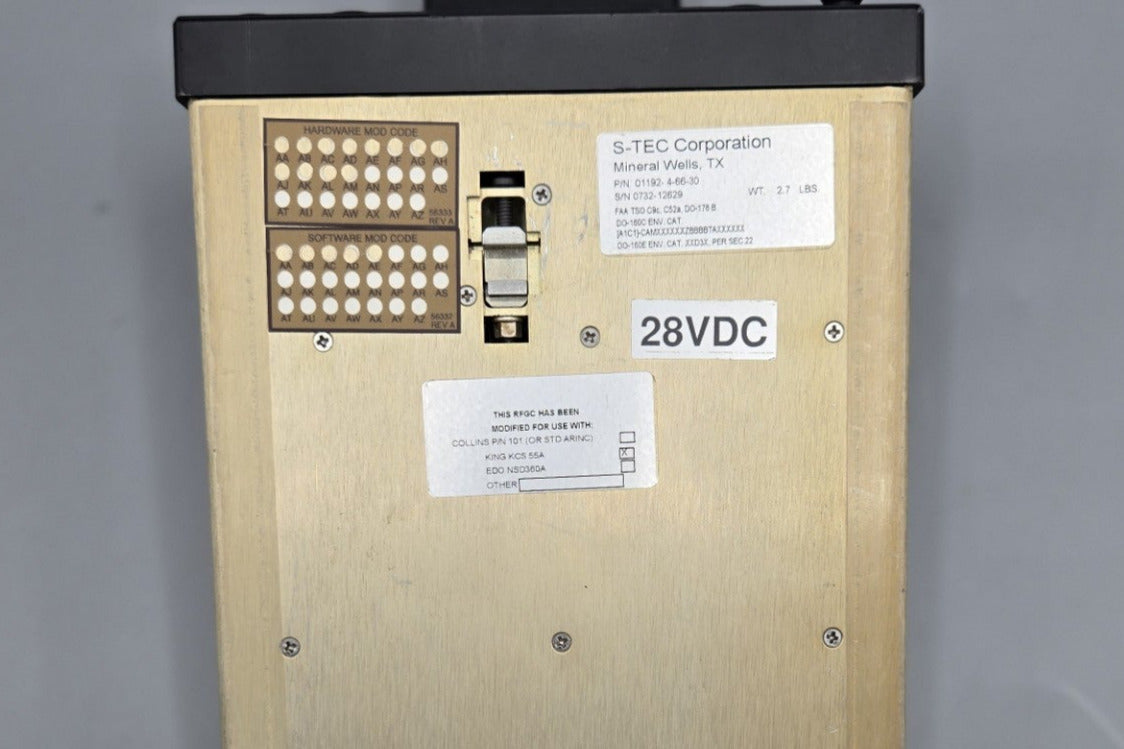 S-TEC 55SR Autopilot - PN: 01192-4-66-30