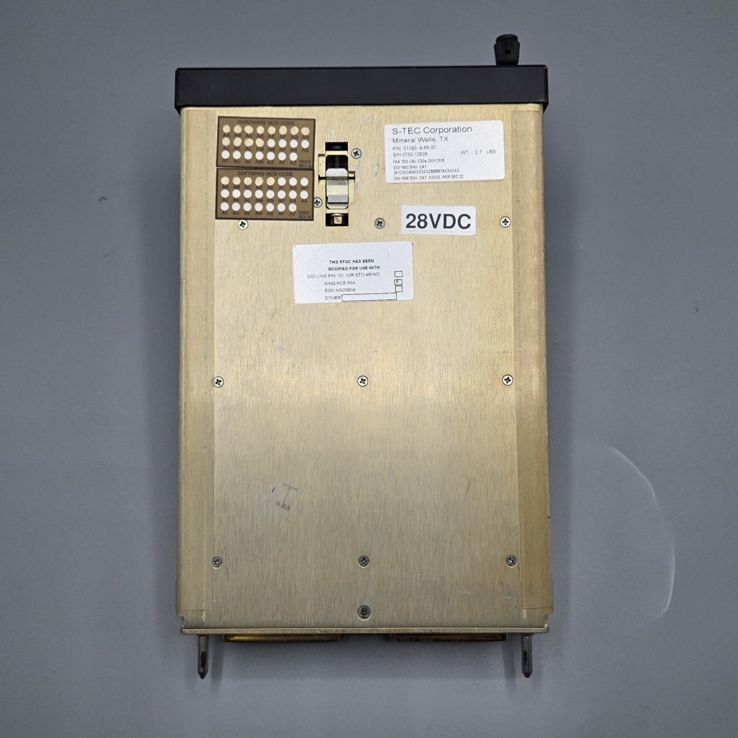 S-TEC 55SR Autopilot - PN: 01192-4-66-30