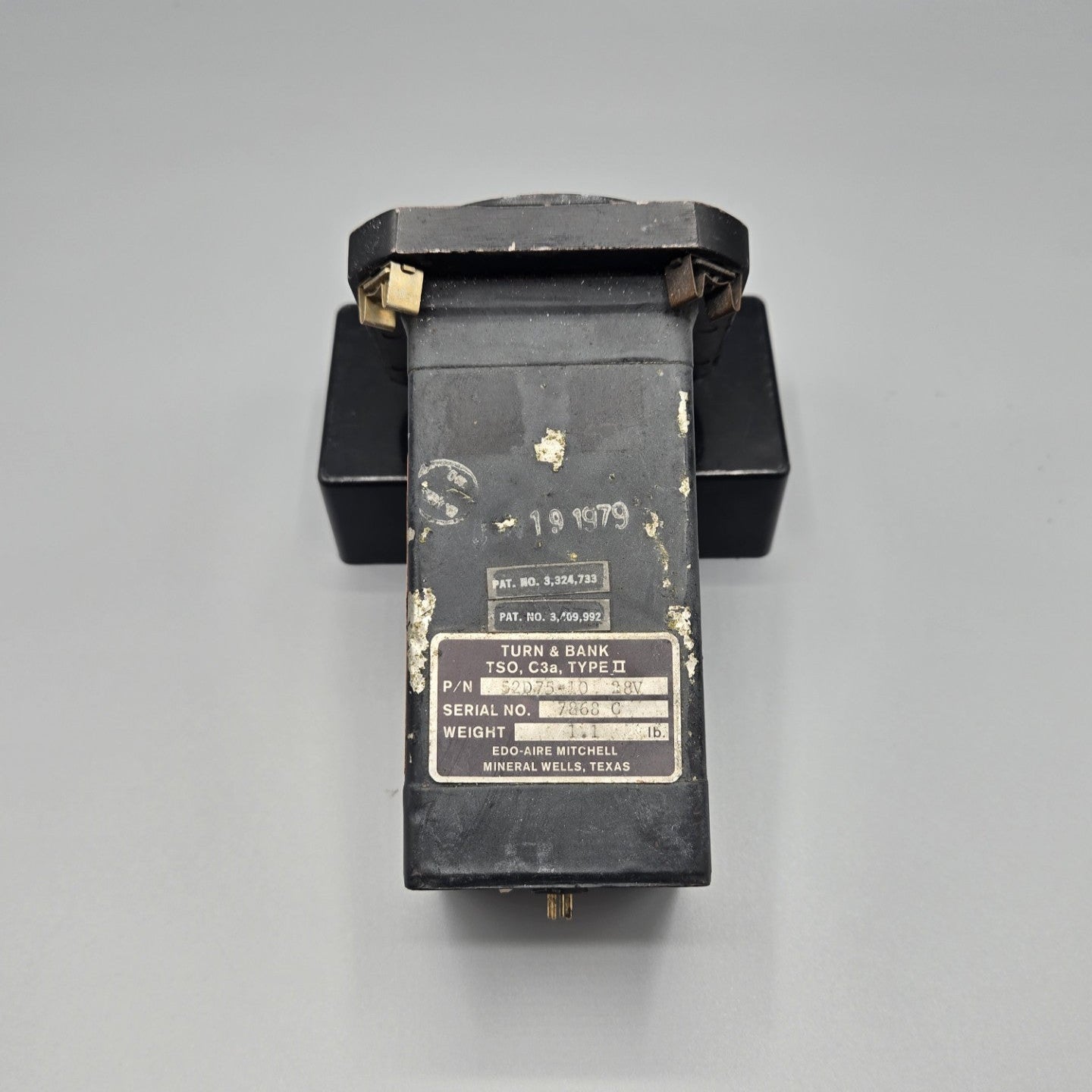 Edo-Aire Turn and Bank Indicator - PN: 52D75-10