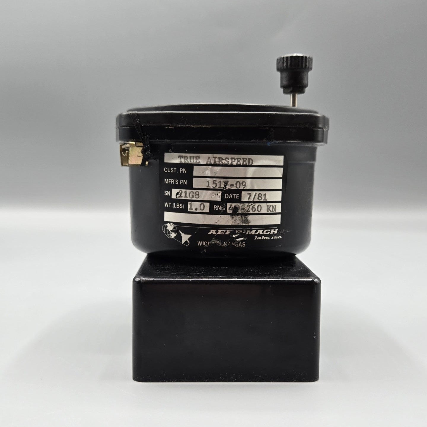 Aero-Mach Airspeed Indicator - PN: 1517-09