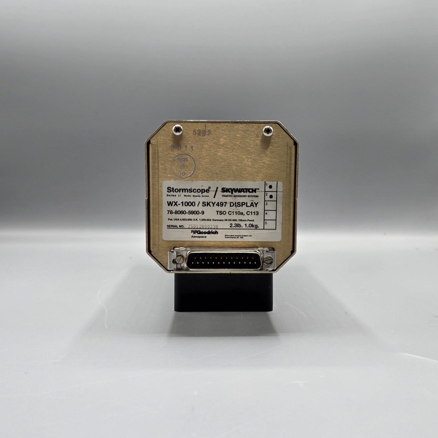 BF Goodrich WX-1000 / Sky497 Display Stormscope - PN: 78-8060-5900-9