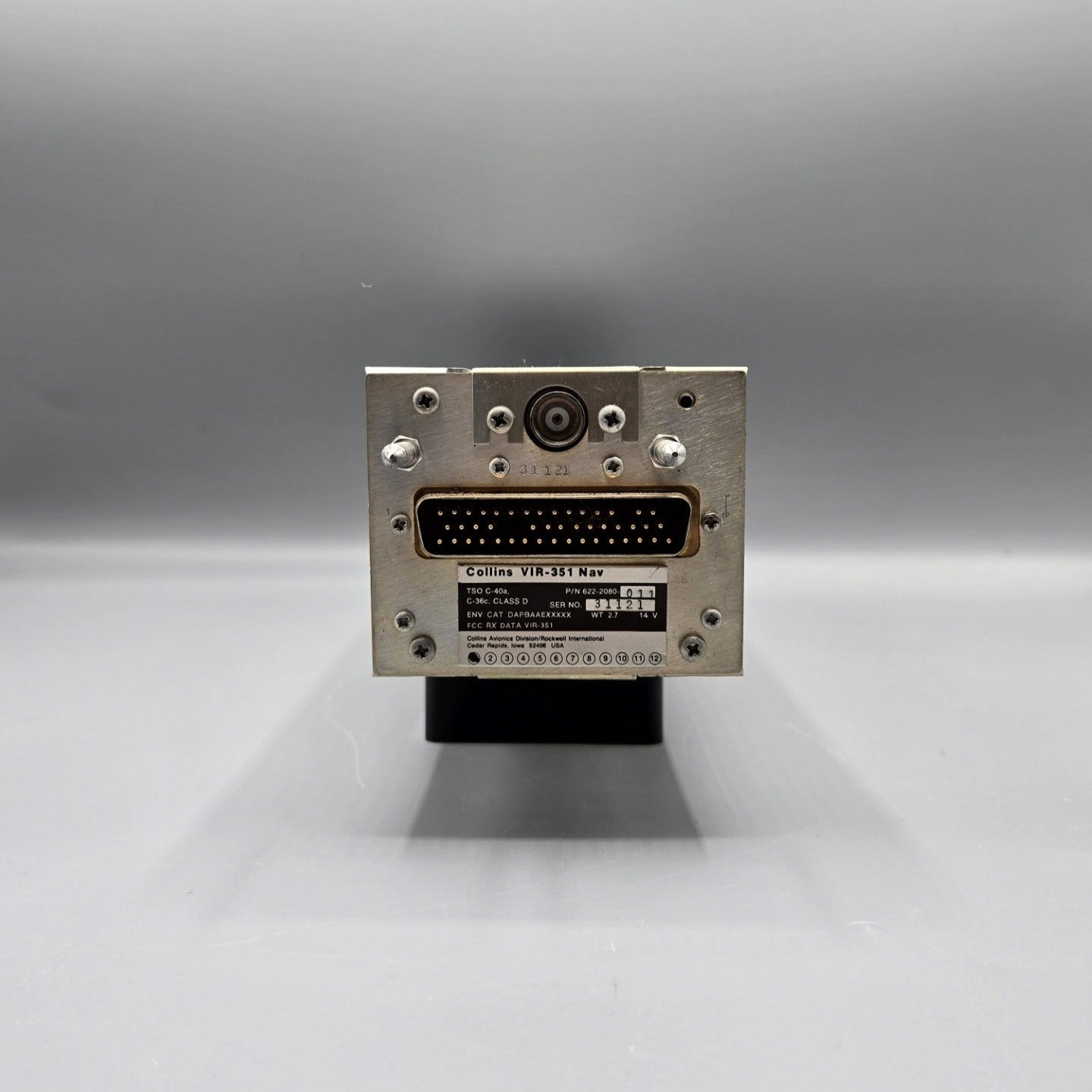 Collins VIR-351 Navigational Receiver - PN: 622-2080-011