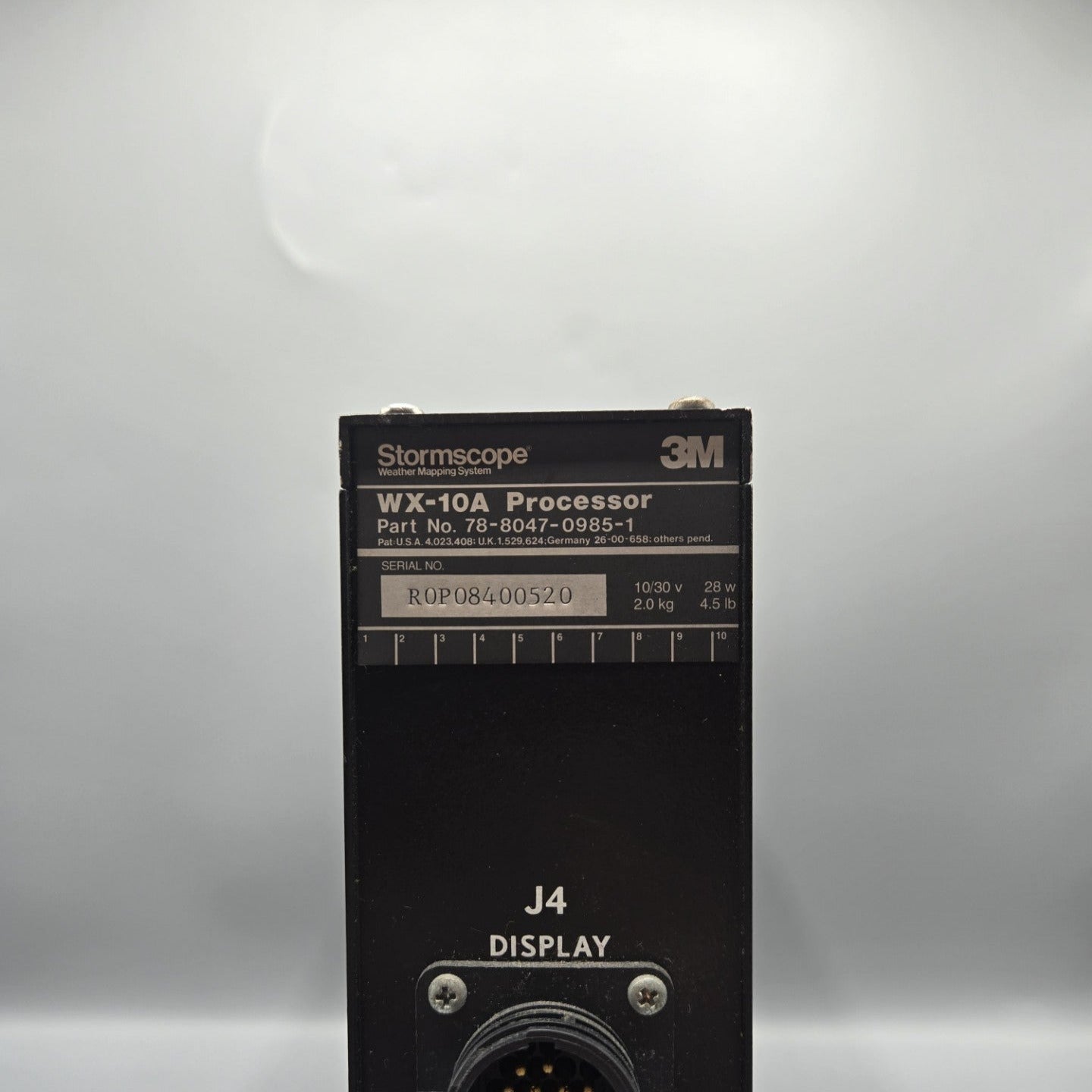 3M WX-10A Processor - PN: 78-8047-0985-1