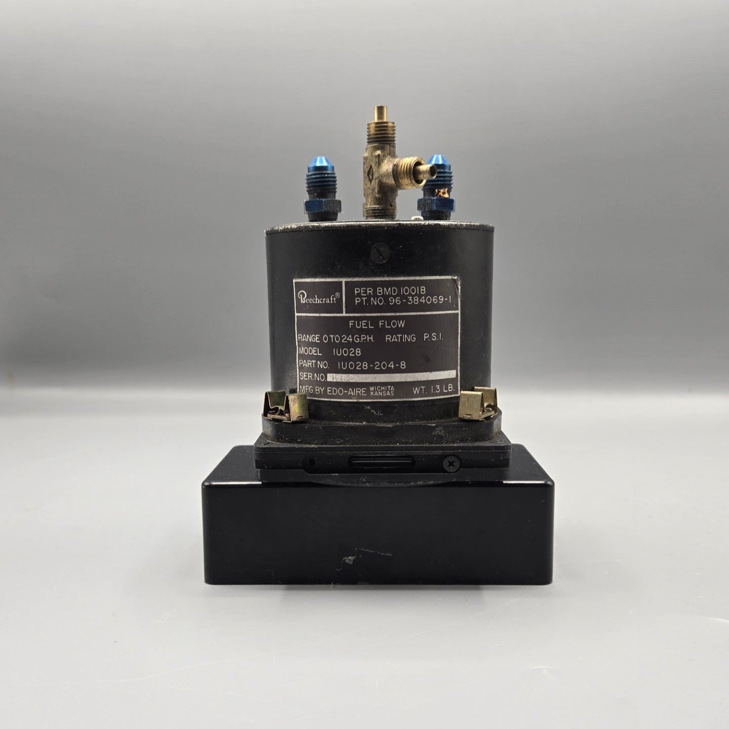 Edo-Aire Dual Fuel Flow Indicator - PN: 96-384069-1
