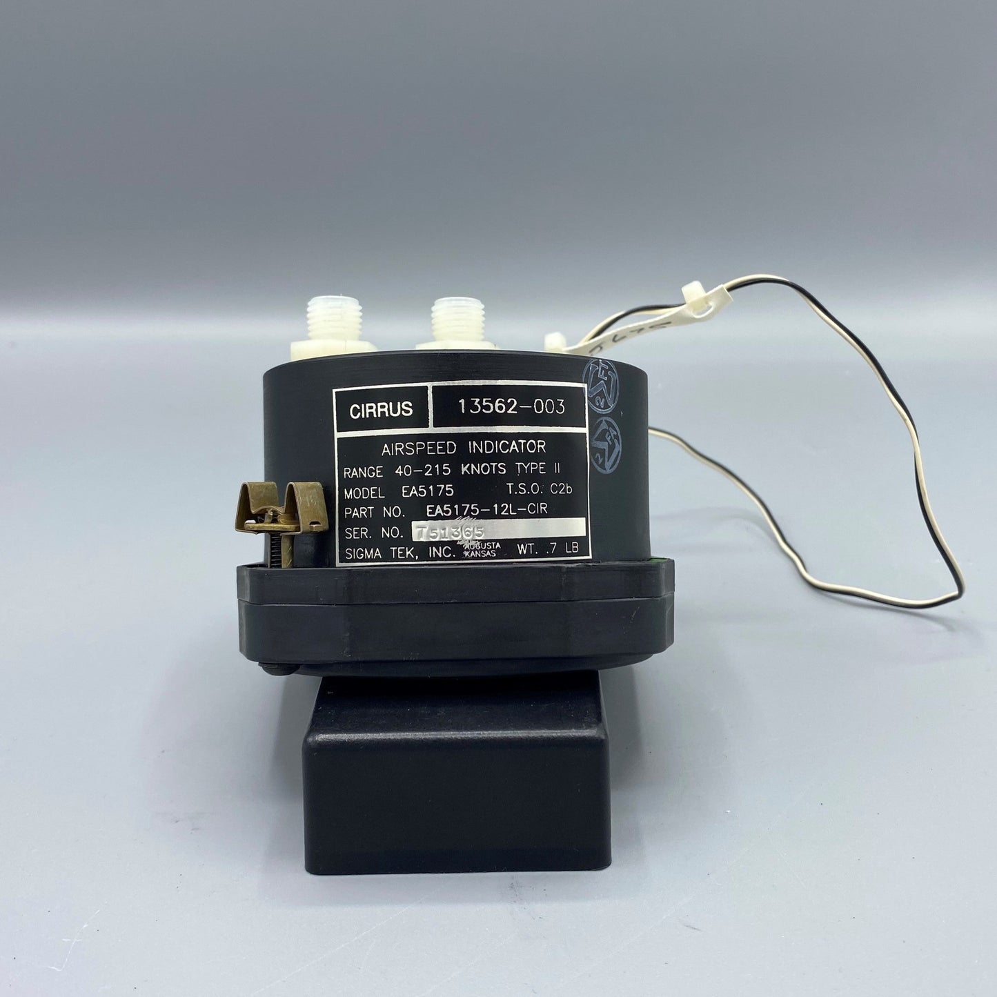 Cessna Airspeed Indicator - Part Number: 13562-003