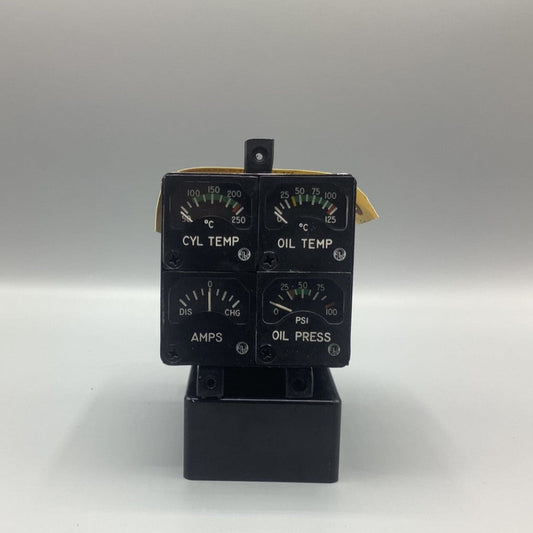 Beechcraft CYL Temp, Oil Temp, Amps, Oil Press - Part Number: 36-380044-1