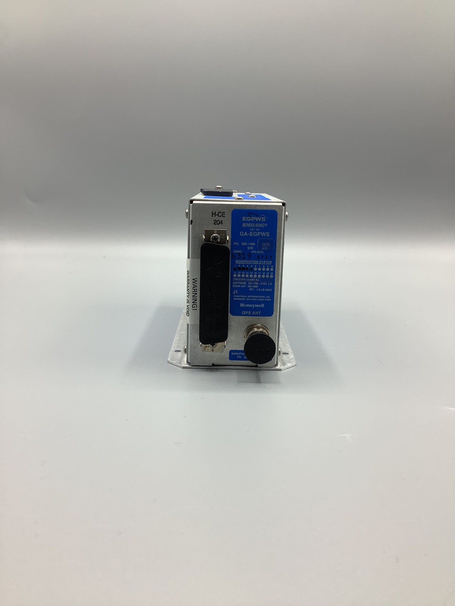 Honeywell Bendix King KGP560 EGPWS System - Part Number: 965-1198-005