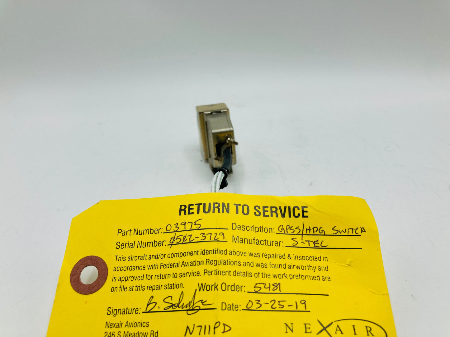 S-TEC GPSS/HDG Switch ST-901 - Part Number: 03975