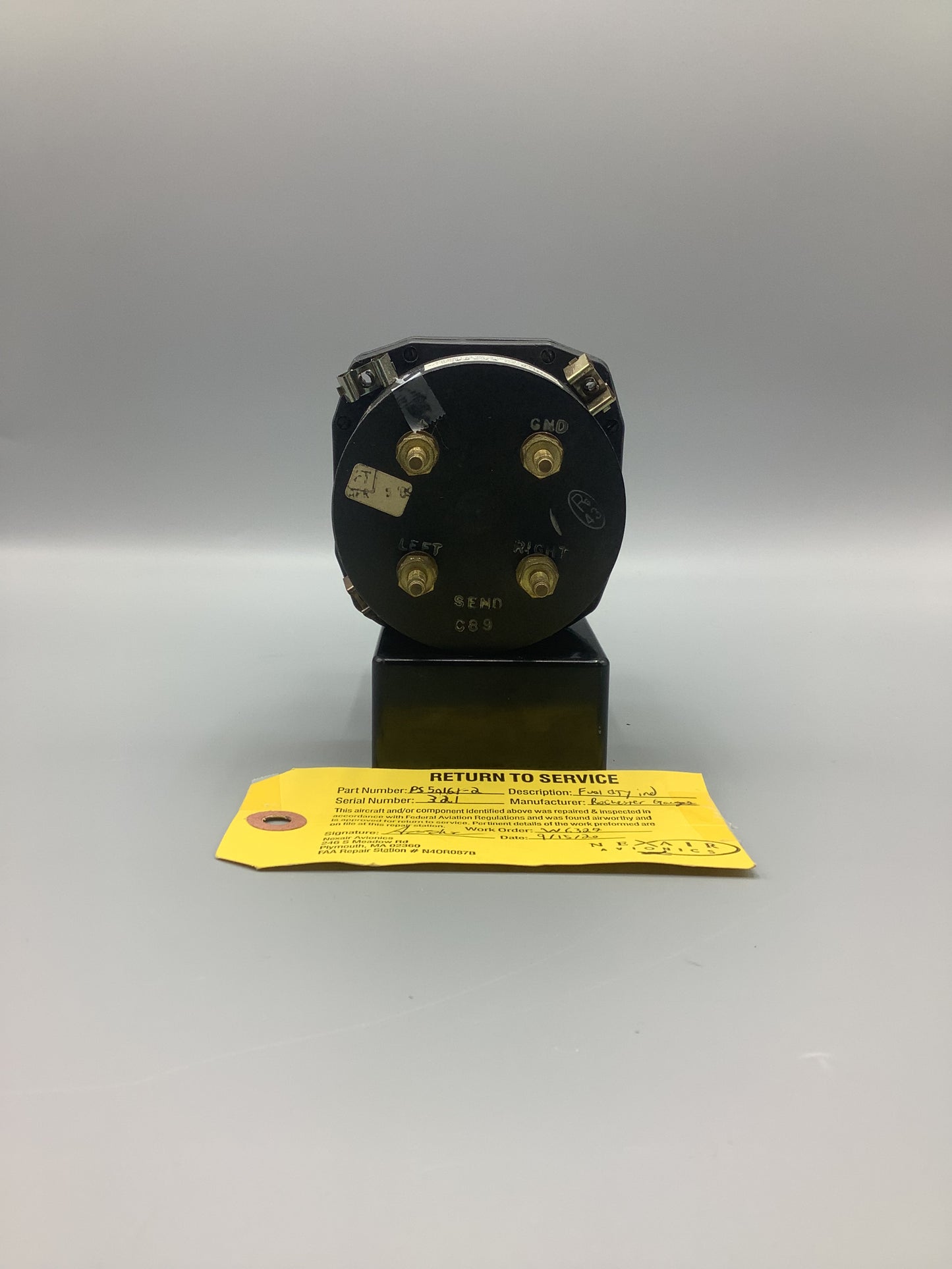 Piper Fuel Quantity Instrument - Part Number: PS50161-2