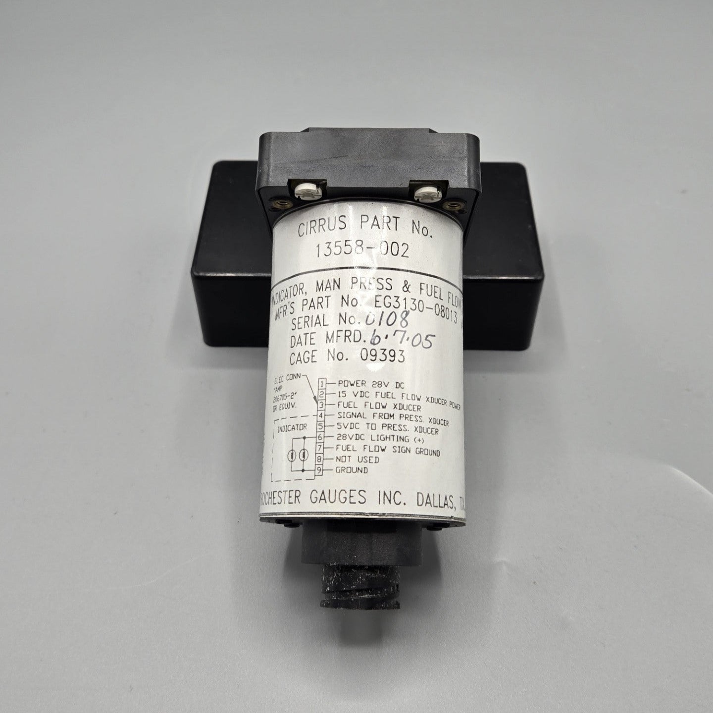 Rochester Manifold/Fuel Flow Indicator - PN: 13558-002