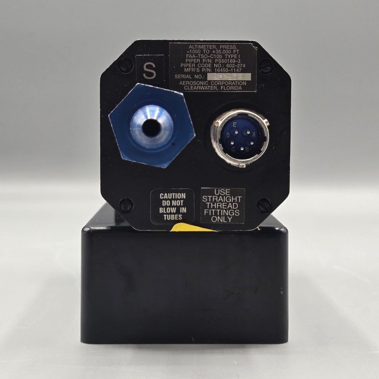 Aerosonic Pressure Altimeter Indicator - PN: 16450-1147 (PS50189-3)