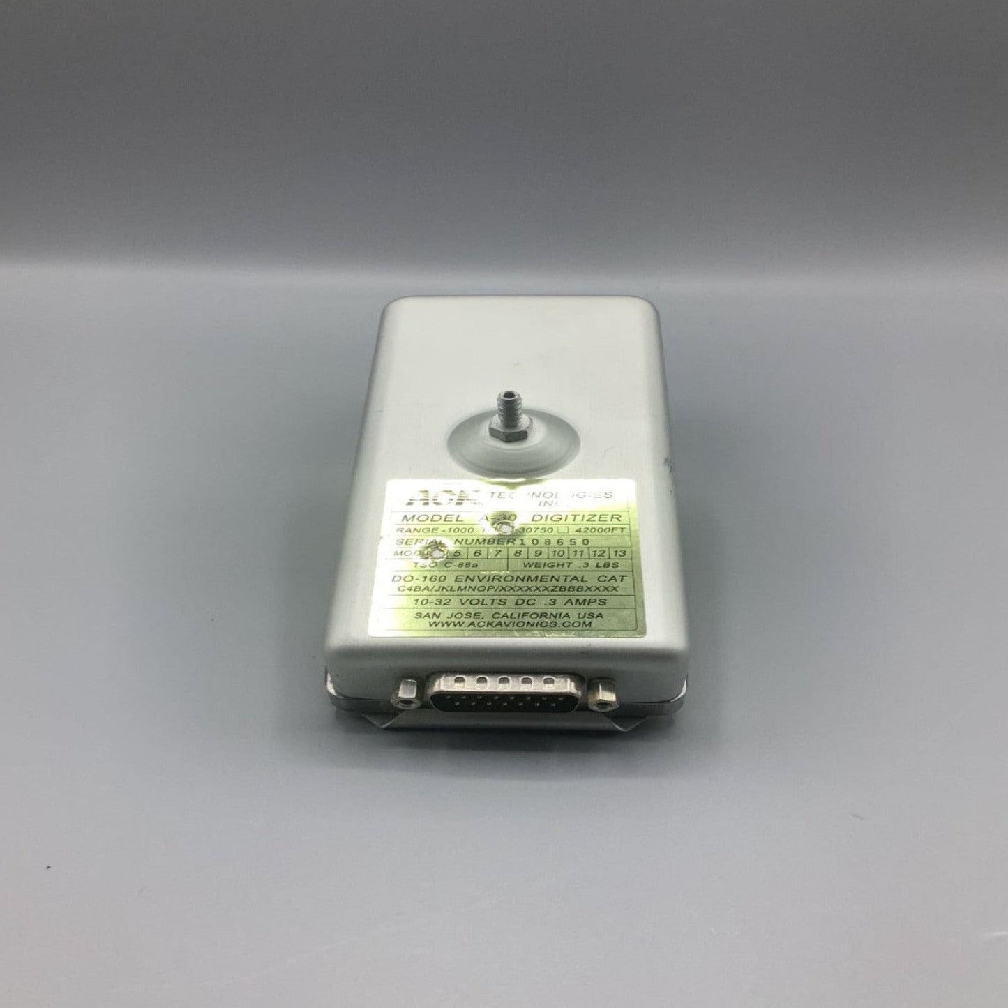 ACK A-30 Altitude Encoder - Part Number: A-30