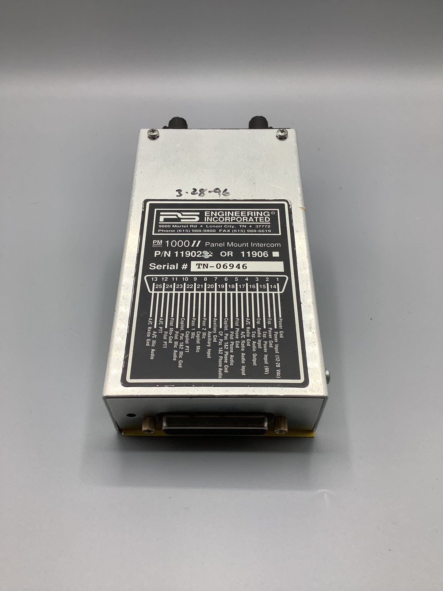 PS Engineering PM 1000 Intercom - Part Number: 11902